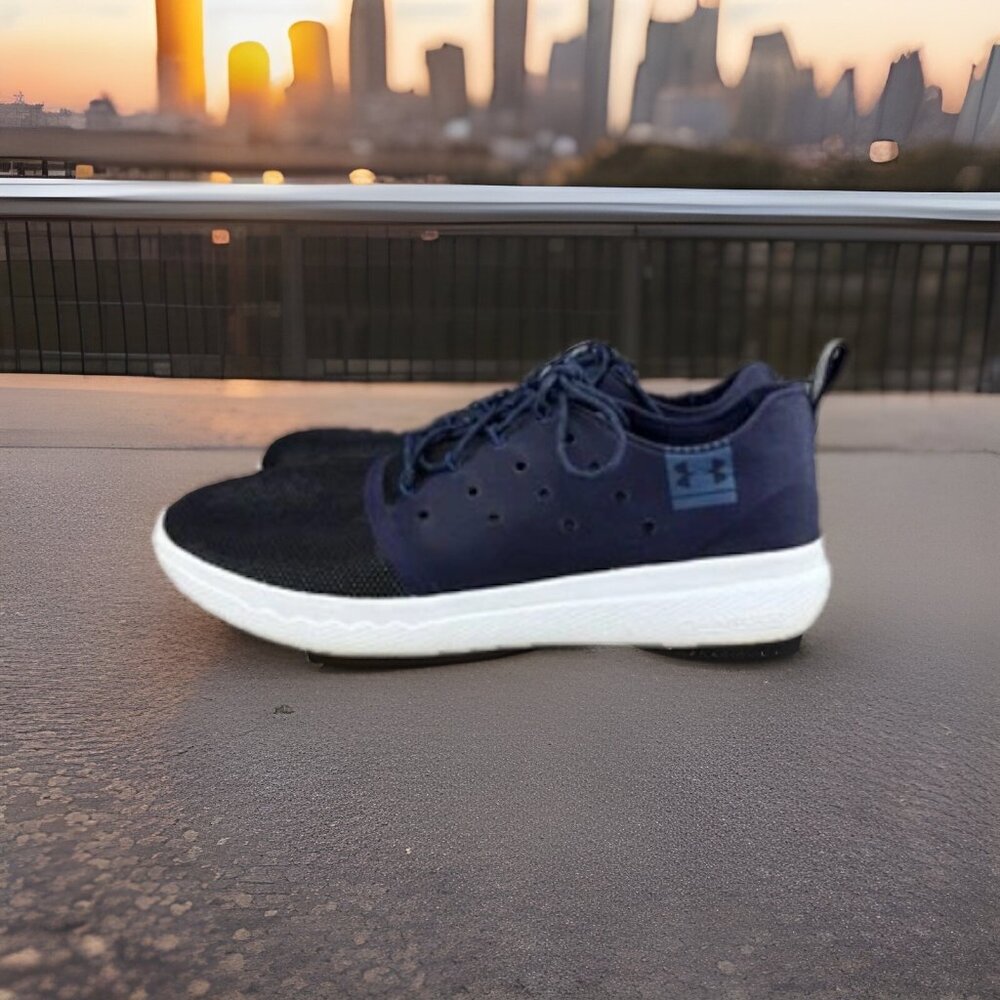✅Under Armour Charged 24/7 Low Sneakers Mens 13 Navy Running Shoes 1288347-410